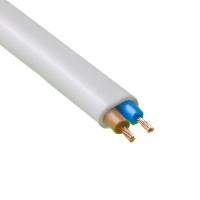 Провод соединительный гибкий ПУГНП(ПБППГ) 2х2,5 мм2, белый (1 п.м.)