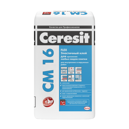 Клей для плитки Церезит CM16, 25 кг
