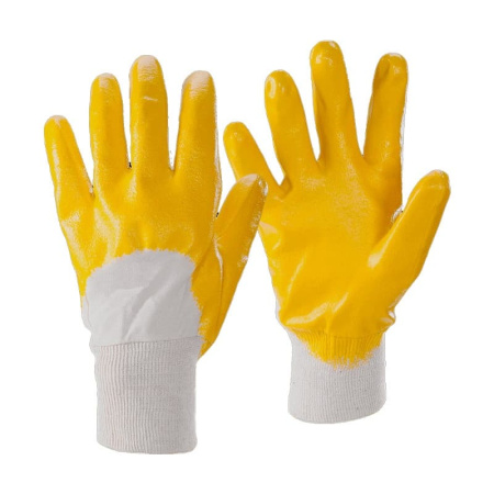 Маслобензостойкие перчатки нитриловые на х/б основе