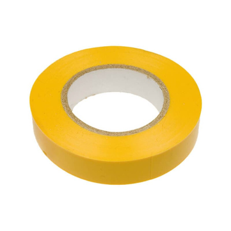 Изолента ПВХ 15 мм желтый (20 м)