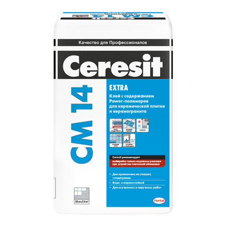 Клей для плитки Церезит CM14, 25 кг