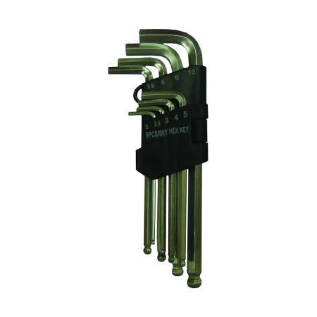 Набор инбусовых ключей TORX CRV 1.5-10 мм 9 шт. 90506
