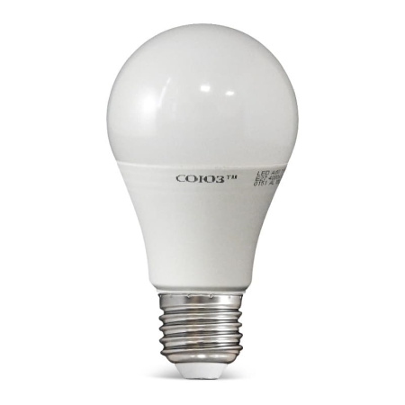 Лампа светодиодная LED E27, груша А60, 14Вт, 230В, 2700К, тепл. белый свет