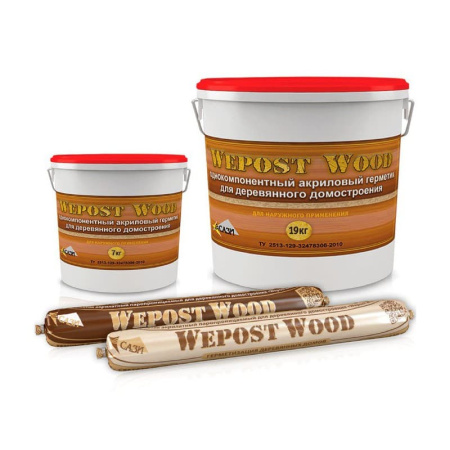 Герметик Wepost Wood 0,83 кг  (600 мл)