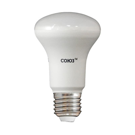 Лампа светодиодная направ. света LED E27, 8Вт, 230В, 120гр. 4000К, хол. белый свет, зеркальная (R63)
