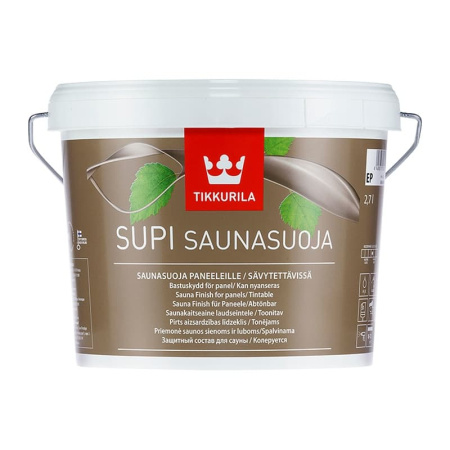 Защитный состав для саун Supi Saunasuoja полуматовый (2,7 л)