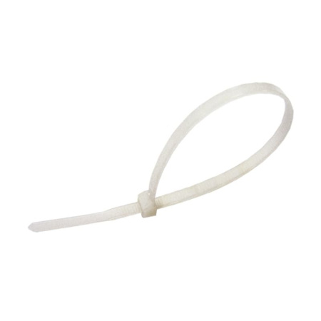 Хомут-стяжка для кабеля 2,5х150мм нейлон белый (уп. 100 шт)