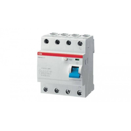 Выключатель автоматический дифференциального тока ABB F204 25A 300mA AC