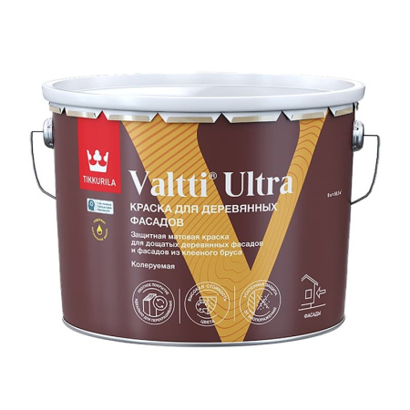 Краска для деревянных фасадов Tikkurila Valtti Ultra С матовая (9 л)