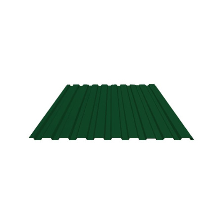 Профнастил С-20 (RAL 6005) зеленый мох 1150x2000x0,4 мм (2,3 м2)