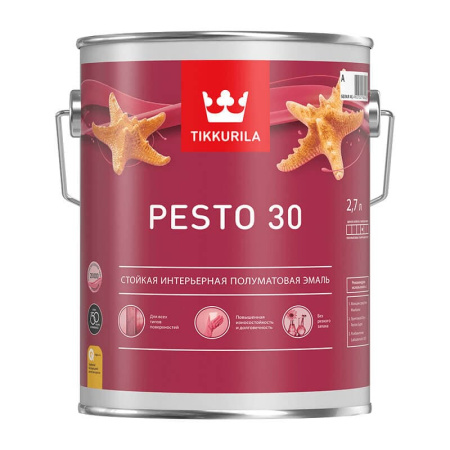 Краска алкидная универсальная Pesto 30 A полуматовая (2,7 л)